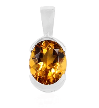 yellow scapolite pendant