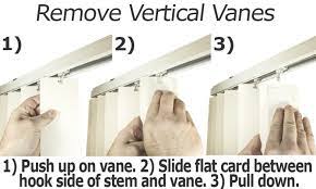 Vertical blind parts