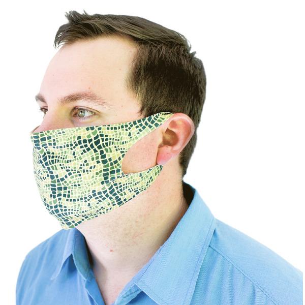 Stoffen masker  met print  voor volwassenen camouflage 