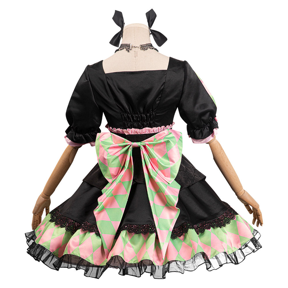 Demon Slayer Kanroji Mitsuri Gothic Lolita Dress Outfits Halloween Car ...