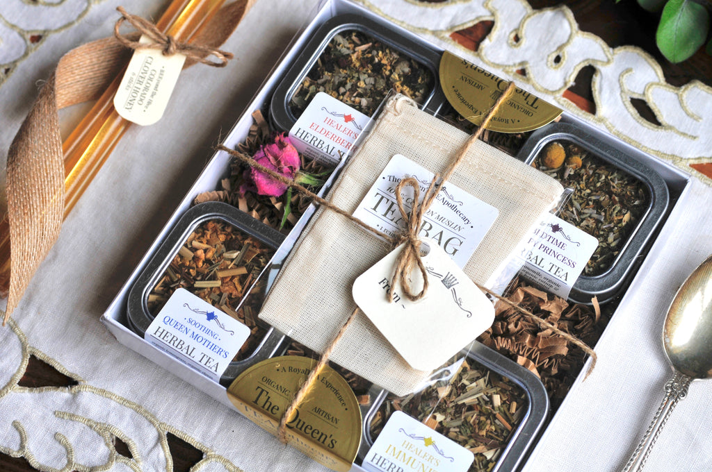 tea sampler gift bags