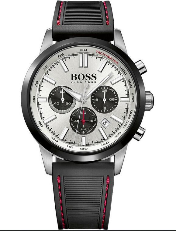 hugo boss red and black watch