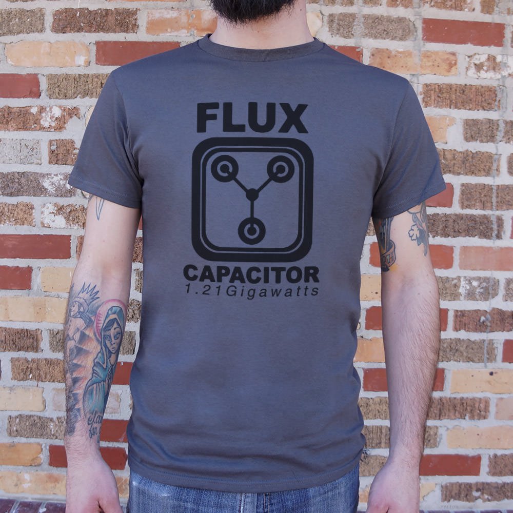 Flux Capacitor 1.21 Gigawatts T-Shirt (Mens) - fashionbests