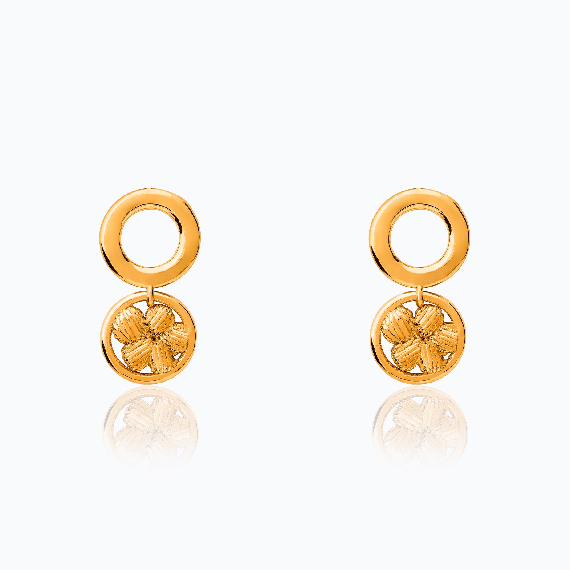 BORDADOS GOLD EARRINGS – TANE USA