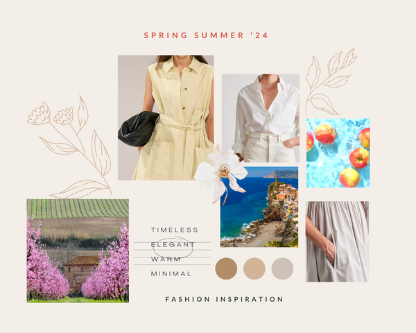 Spring/Summer 2024 fashion mood board