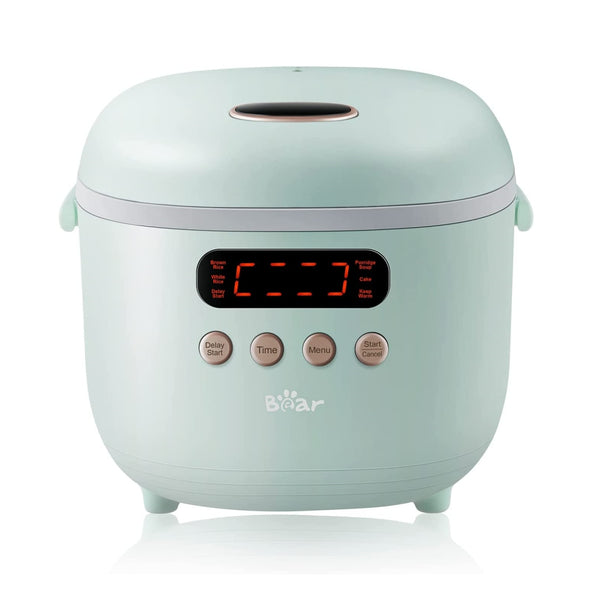 Bear Rice Cooker 3 Cups (Uncooked), 3D Heating and Fuzzy Logic, Healthy  Nonstick Small Rice Cooker, PFAS-Free, Touch-Screen, for White/Brown Rice