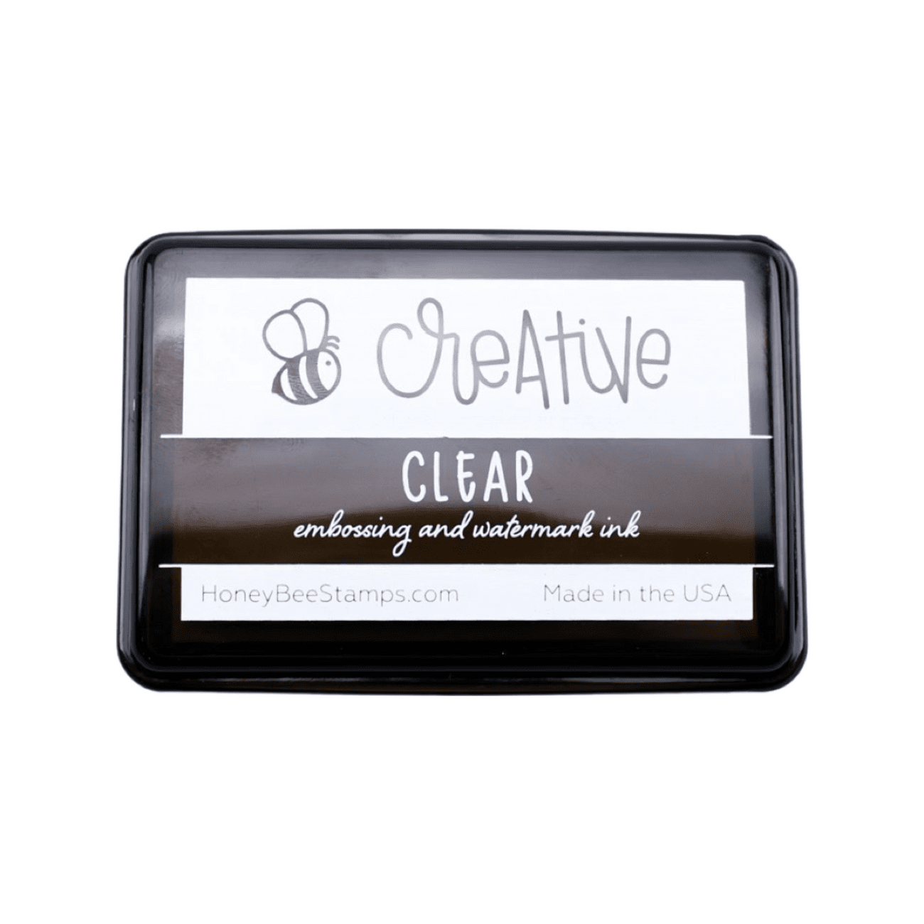 Bee Creative Ink Pad - Brilliant White Pigment Ink by Honey Bee Stamps -  Kat Scrappiness