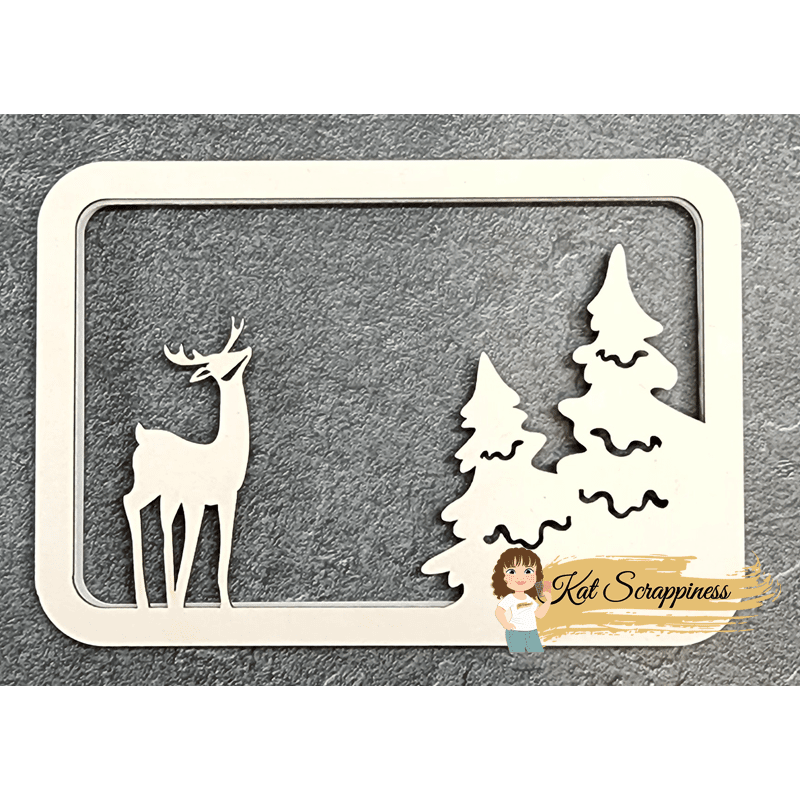 Slimline Yeti Shaker Card – Blissfully Scrappy