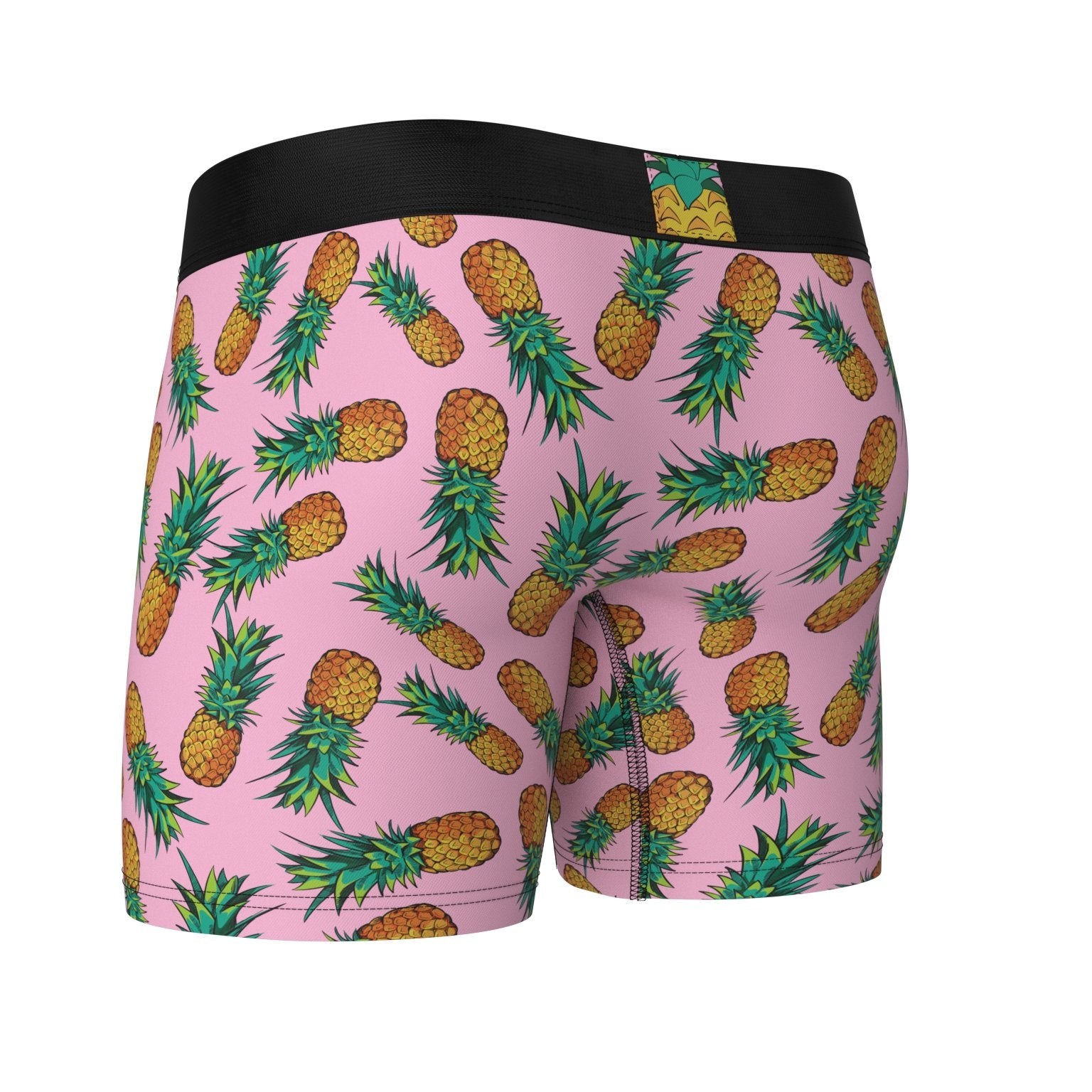 Mens Novelty Printed Boxer Briefs - 'Fluro Pink Pineapples' – SWAG ...