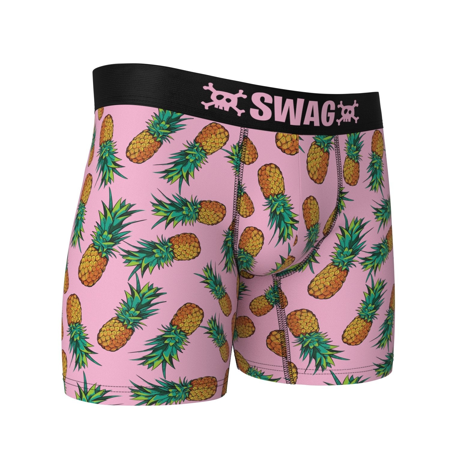 Fun Fluro Pink Pineapples | Men's Novelty Printed Boxer Briefs – SWAG ...