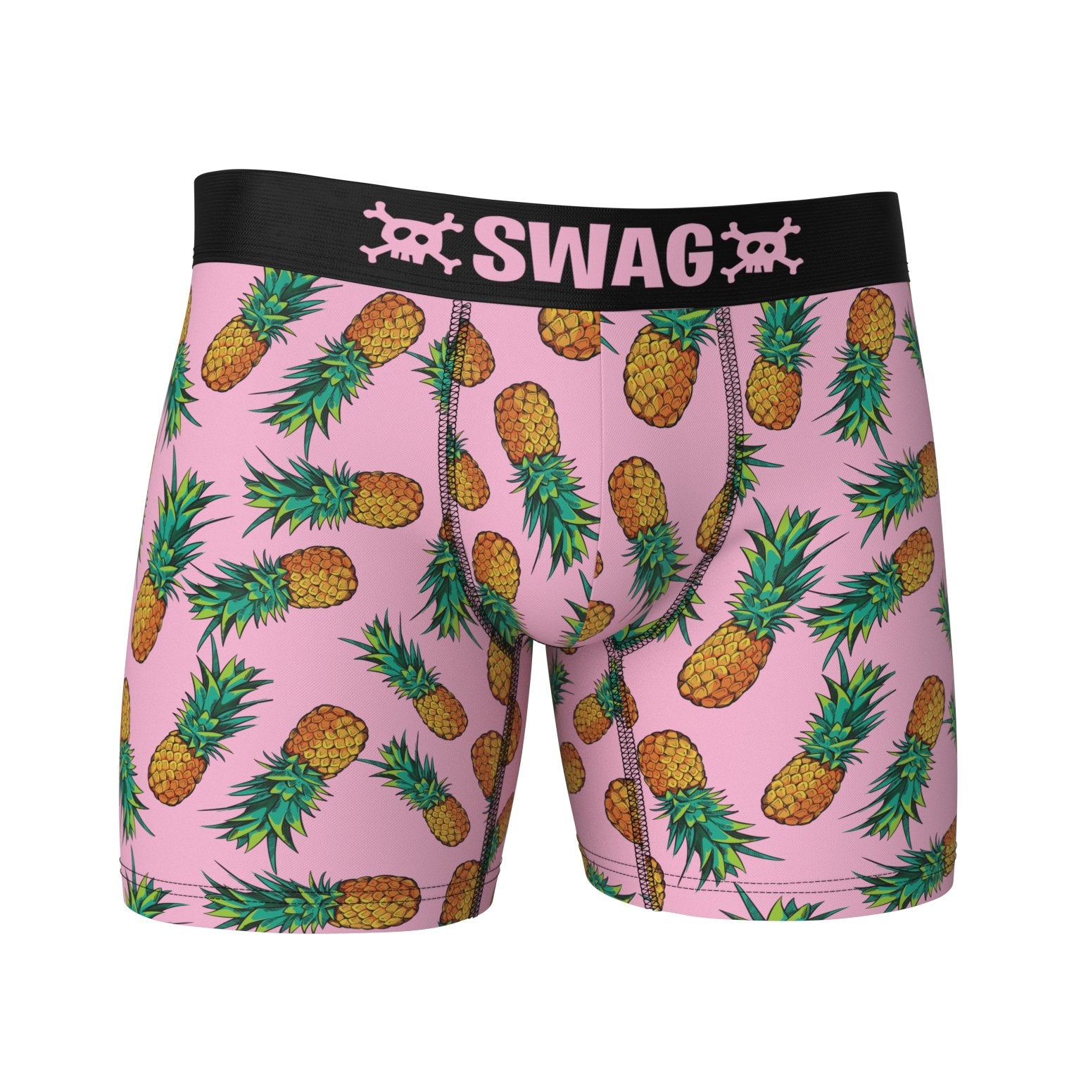 Fun Fluro Pink Pineapples | Men's Novelty Printed Boxer Briefs – SWAG ...