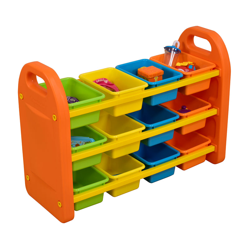 multi-coloured-storage-organiser-unit-with-12-storage-boxes
