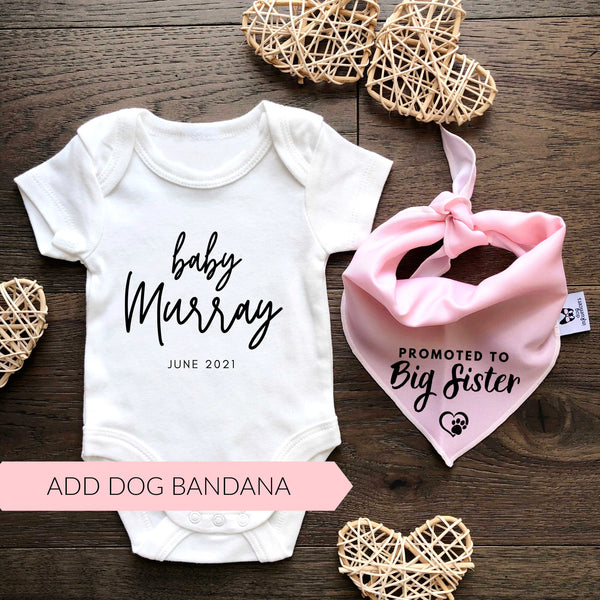 Pregnancy Announcement Onesie - See you soon Grandma – Dog Influencers