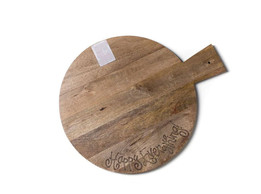 Mud Pie Large Marble Wood Heart Platter