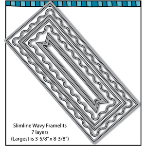 D2B Wavy Slimline Framelits