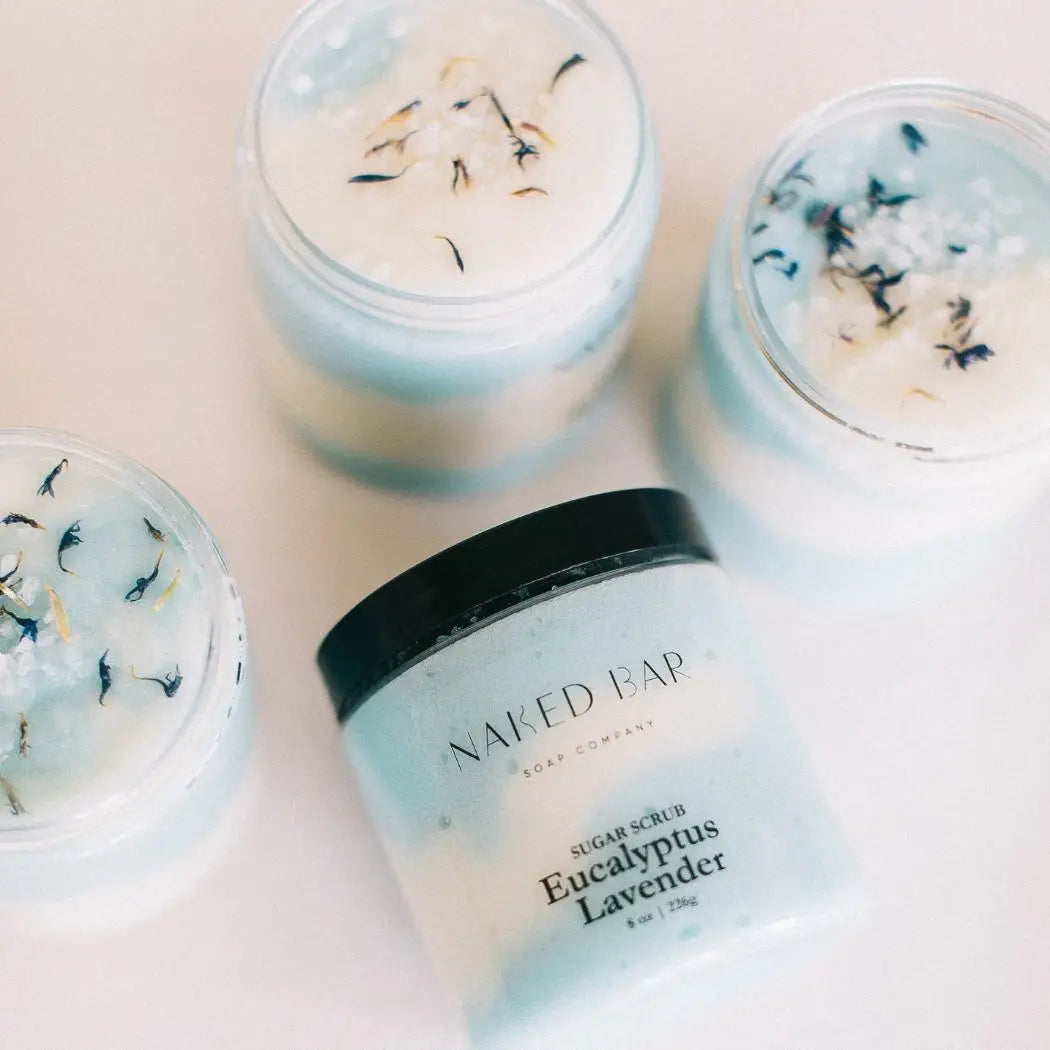 Eucalyptus Lavendar Body Scrub with Shrubbie