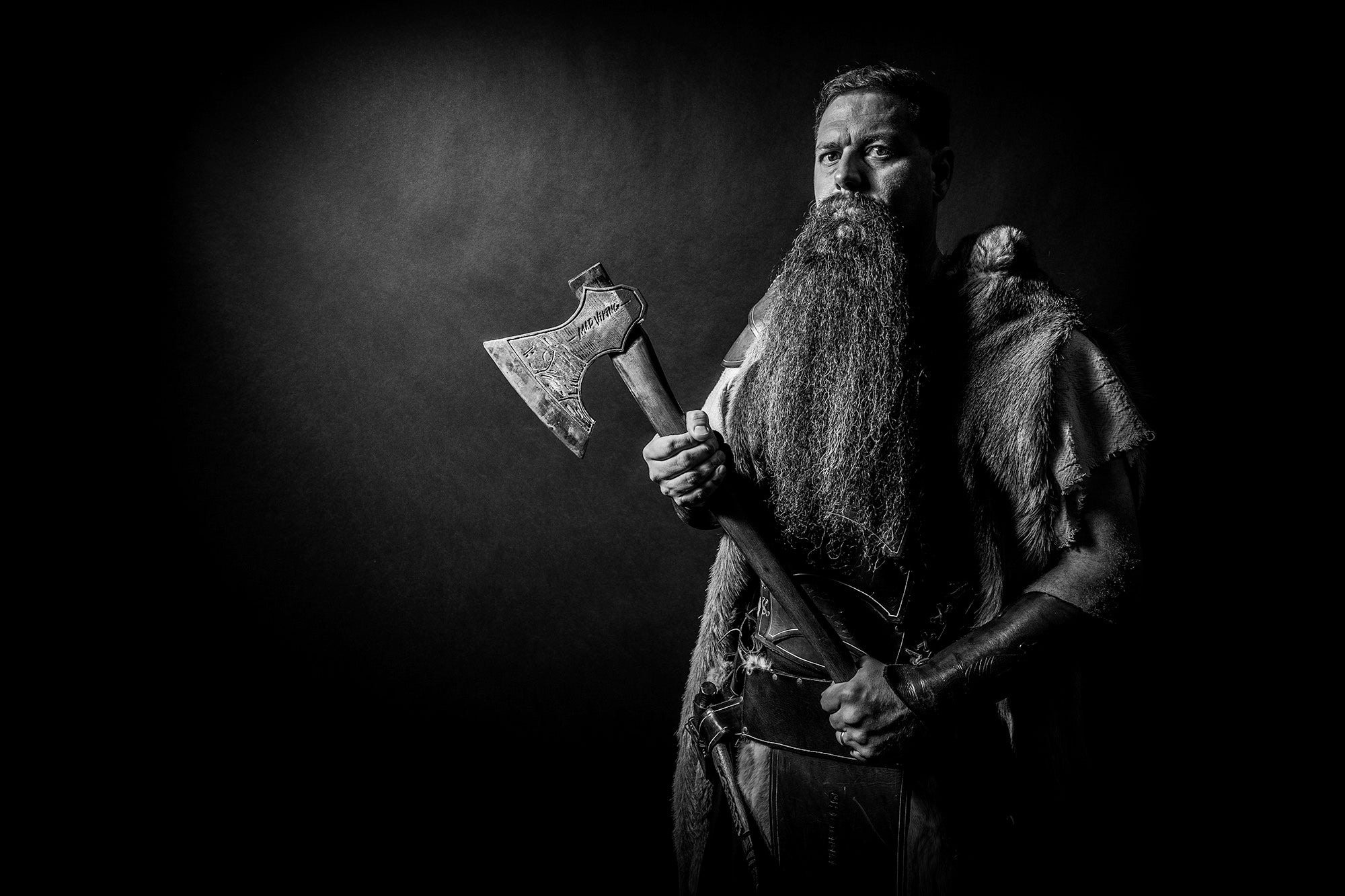 Brian Tyler as a Viking