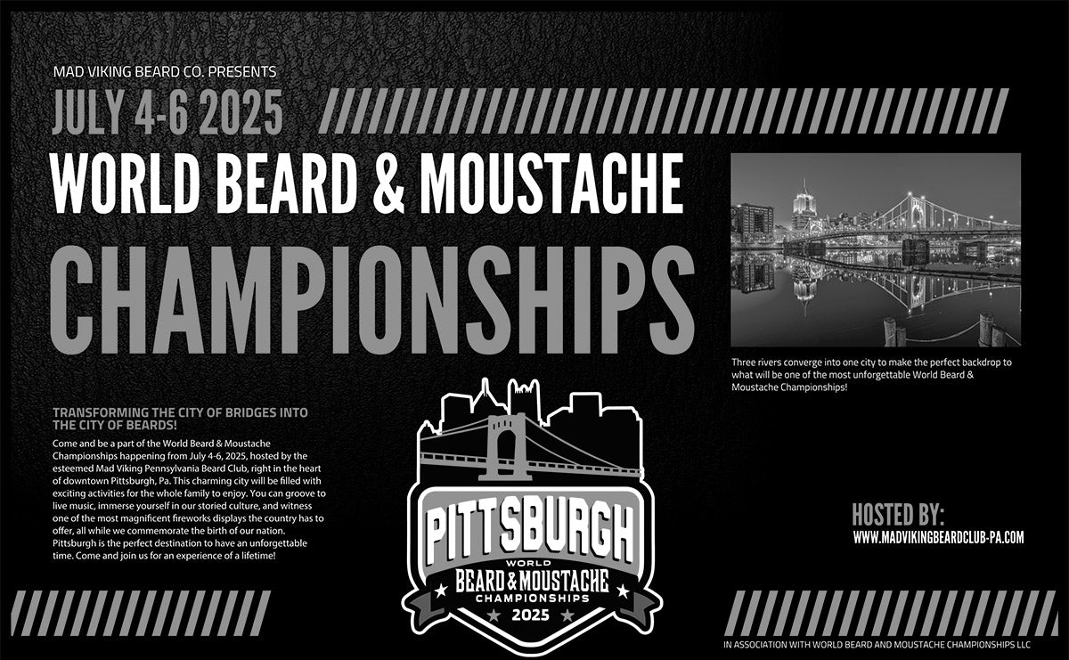 World Beard and Moustache Championships In Pittsburgh PA 
