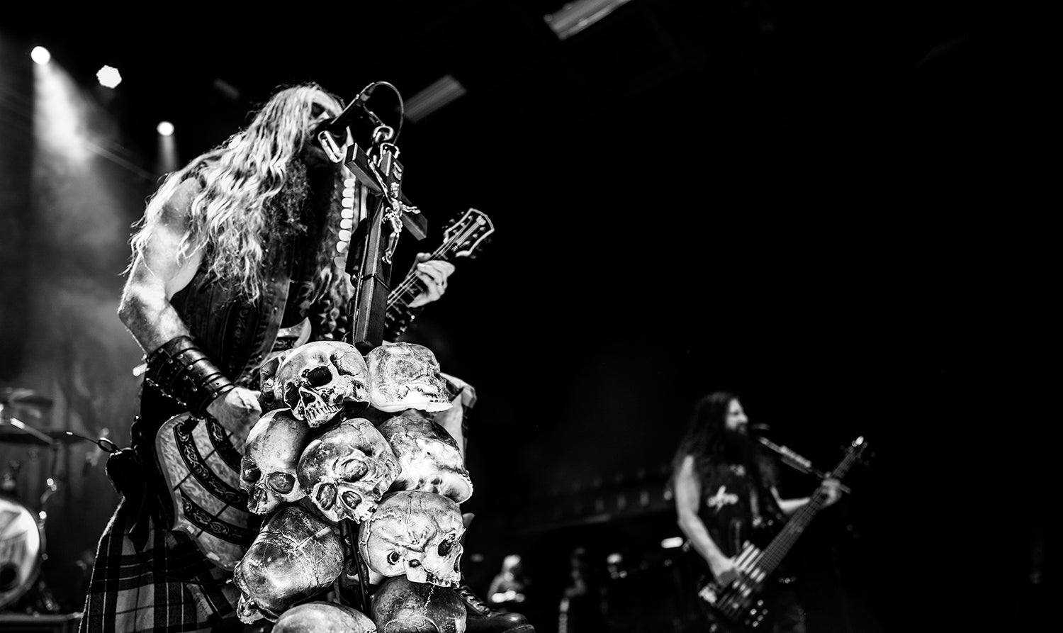 Zakk Wylde on stage in Pittsburgh at Stage AE