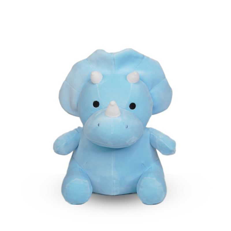 blue triceratops plush