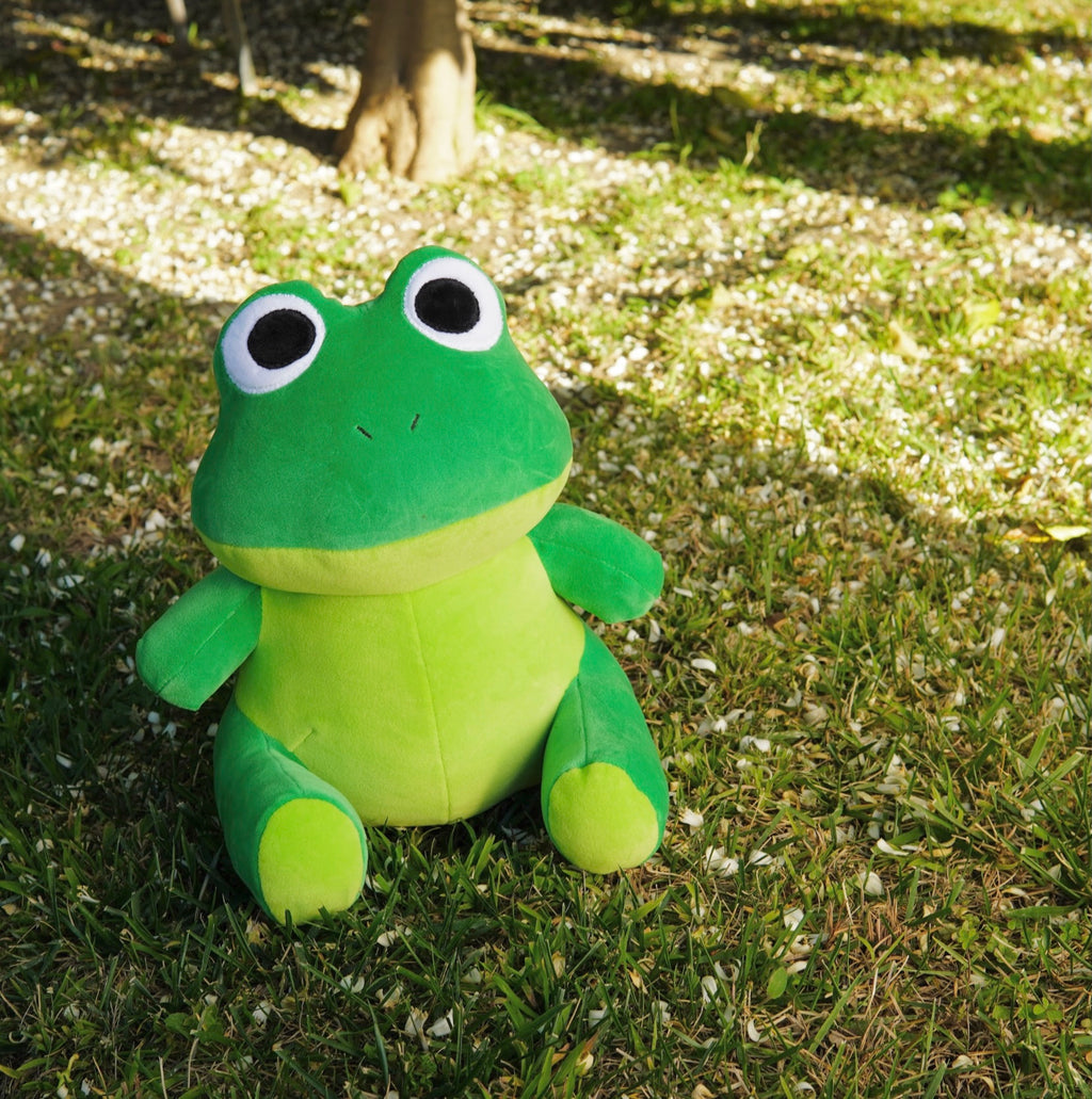 plush stuffed frog