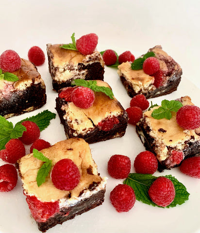 Secret Kiwi Kitchen Raspberry Cream Cheese Brownies