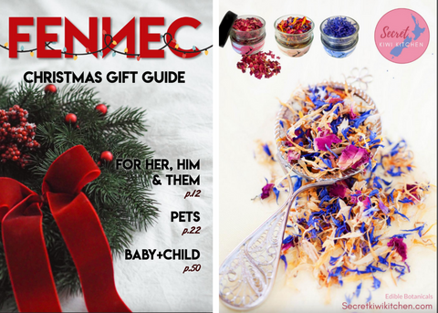 Secret Kiwi Kitchen Edible Flowers As Seen In Fennec Christmas Gift Guide