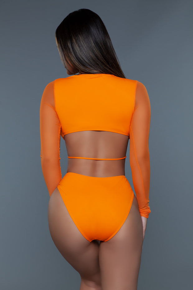 2225 Daisy Onepiece Orange - Spicy and Sexy