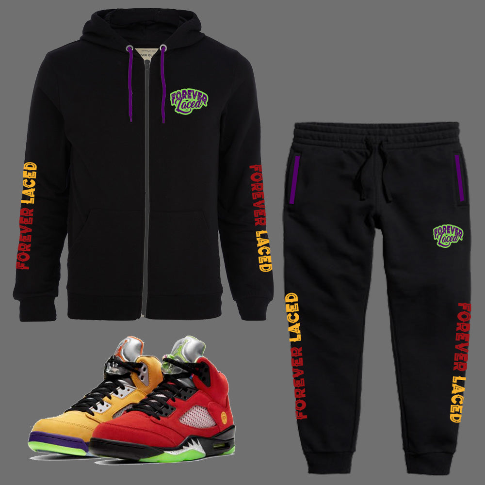 Forever Laced Sweatsuit to match Retro Jordan 12 Dark Grey – FLB