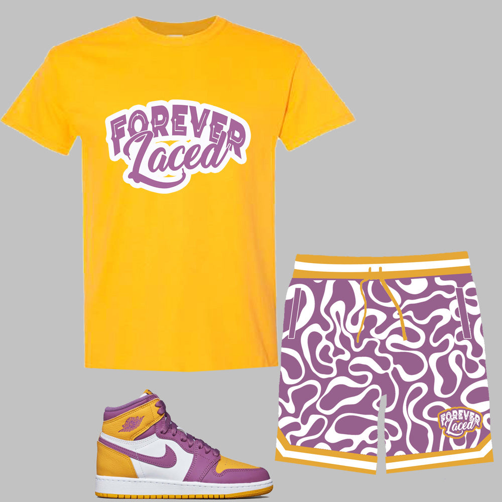 Forever Laced Outfit to match Retro Jordan 1 Brotherhood sneakers – SGC