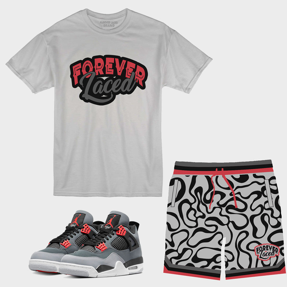 Forever Laced Short Set to match Retro Jordan 4 Lightning Sneakers – SGC