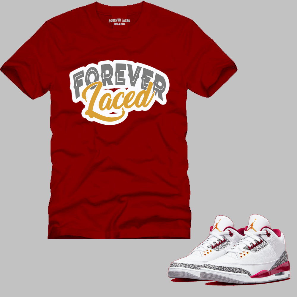 Forever Laced Outfit to match Retro Jordan 3 Cardinal Red – SGC