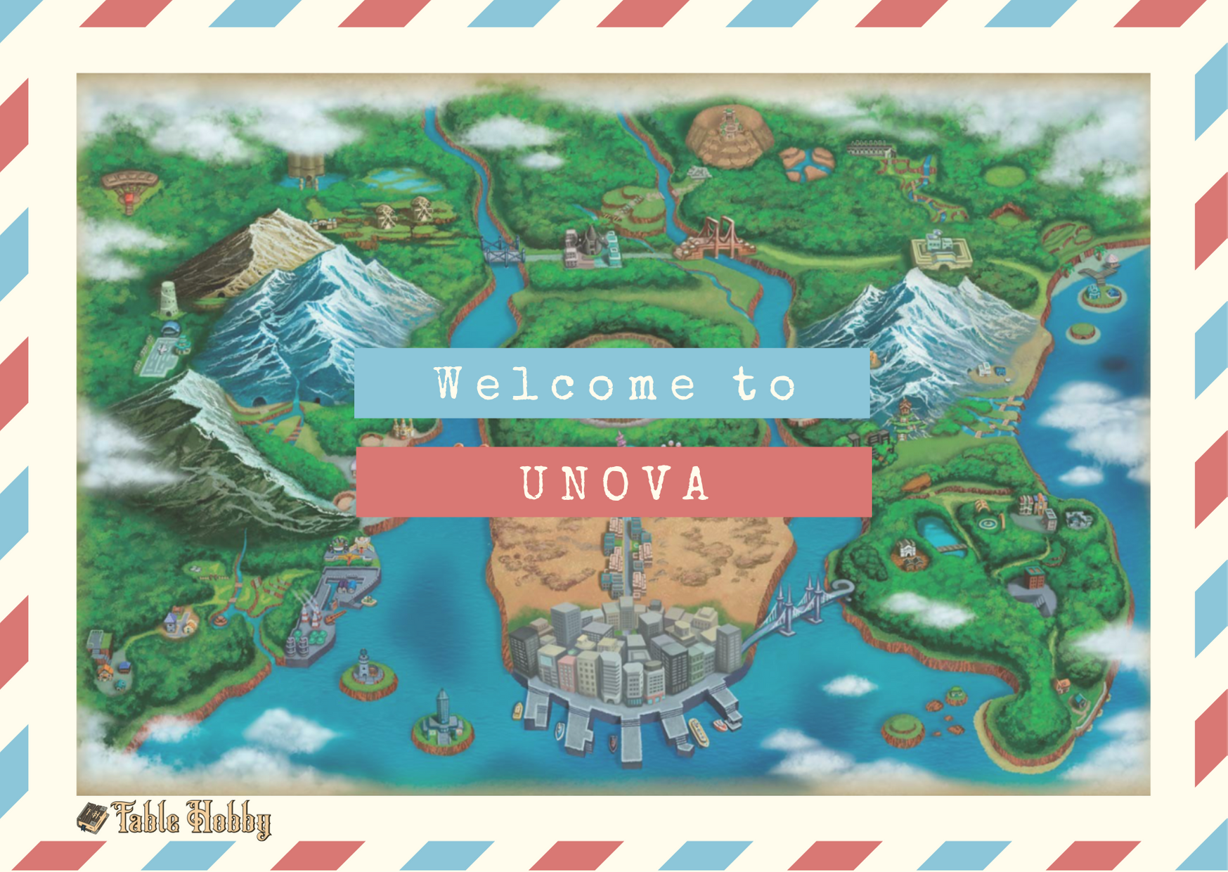 Turismo Pokémon: Região de Unova