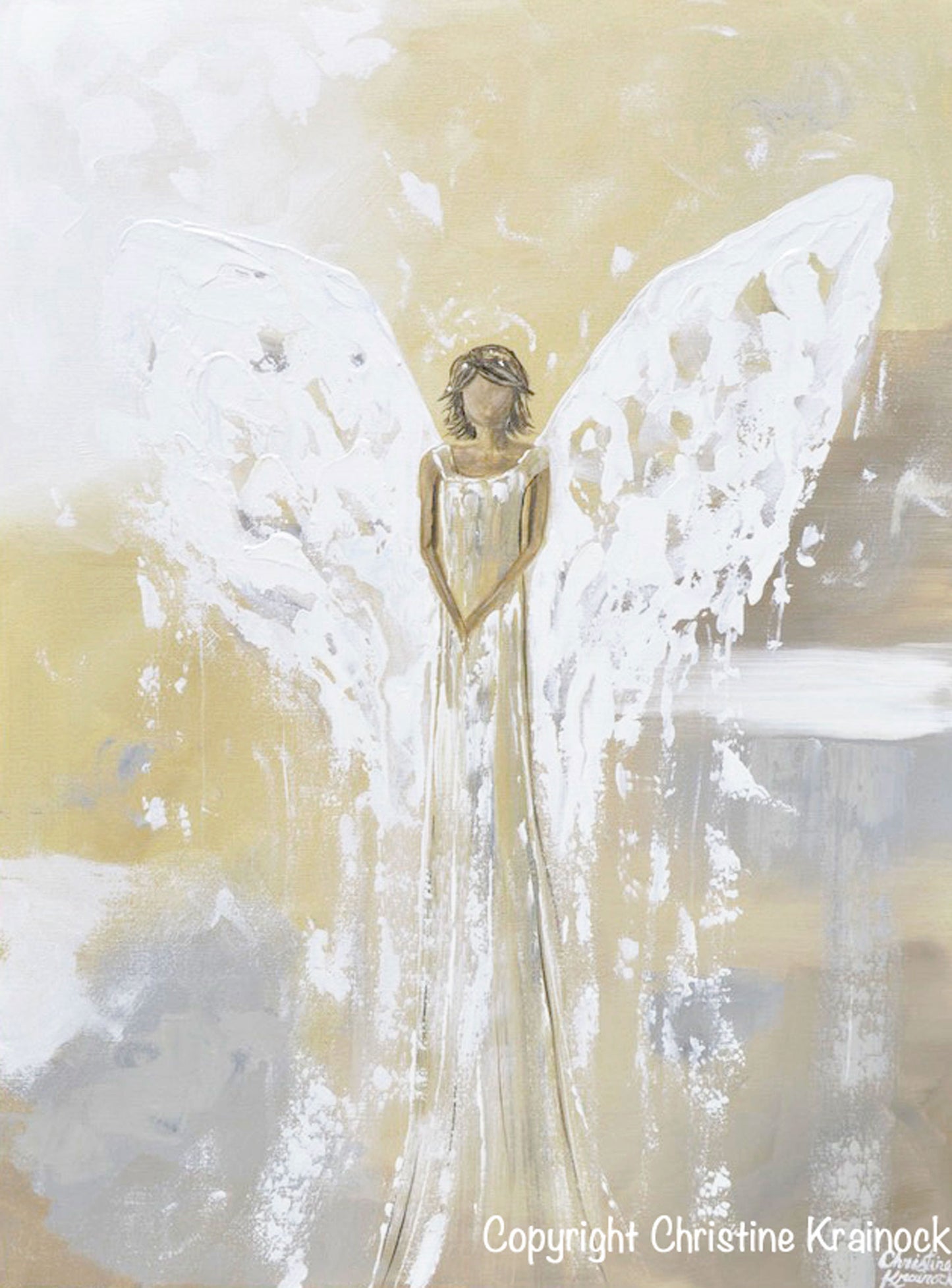 abstract angel art