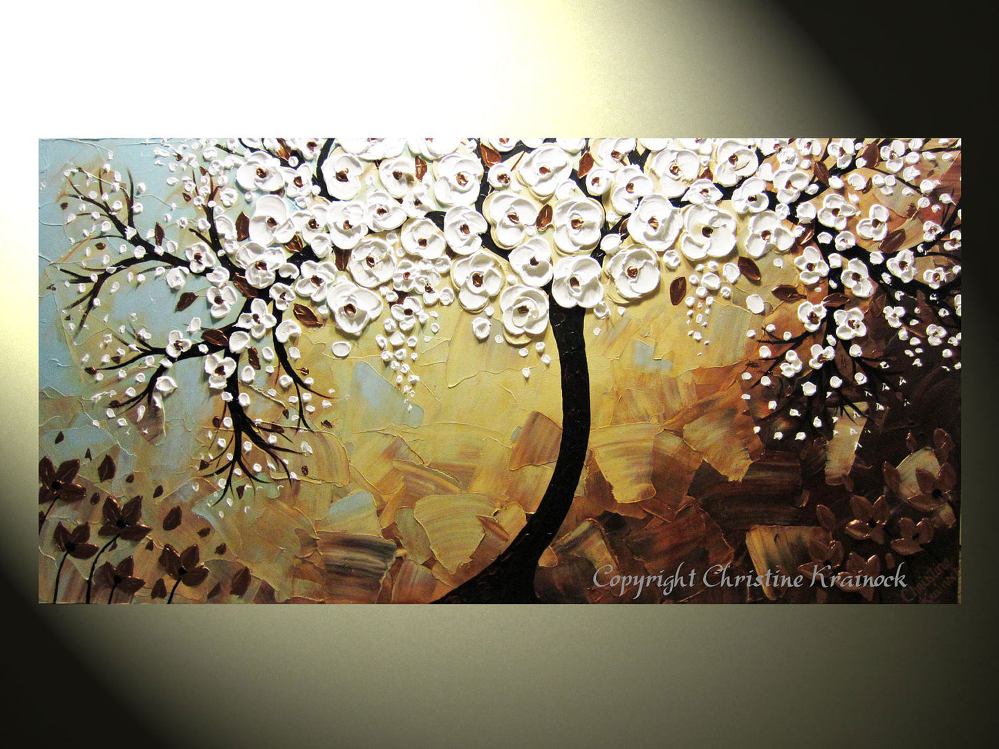 Abstract Painting, Canvas Art, Flower Tree Painting, Acrylic Painting, –  artworkcanvas