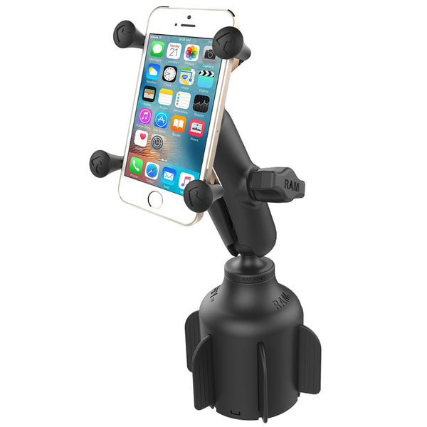 RAM® X-Grip® Large Phone Mount with Composite Double Socket Arm