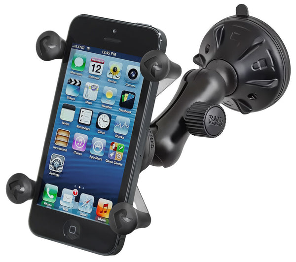 RAM® X-Grip® Phone Holder with Composite Double Socket Arm