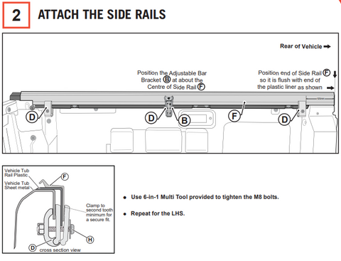 No Drill Tonneau Cover Installation Example