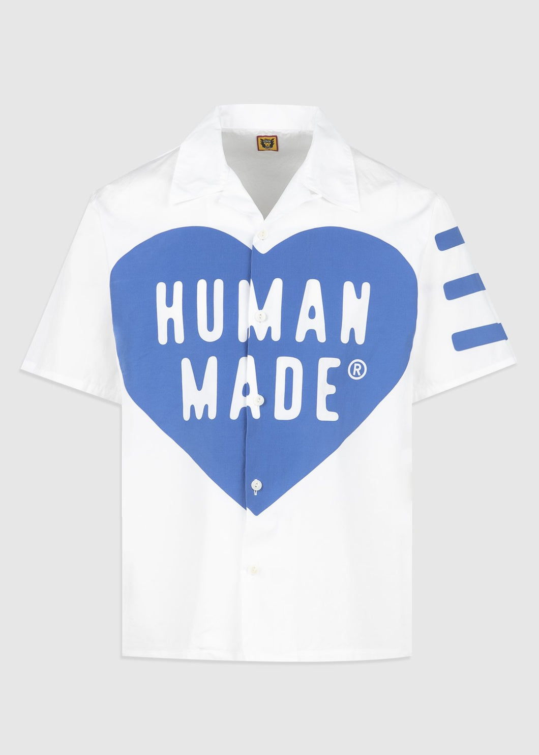 HUMAN MADE: BIG HEART ALOHA SHIRT [WHITE]