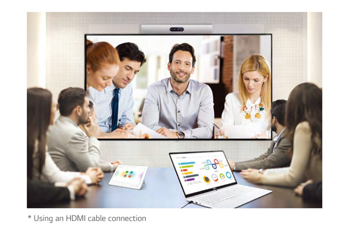 Digital signage display LG UH5F-H compatibil cu sistemele de videoconferinta Cisco