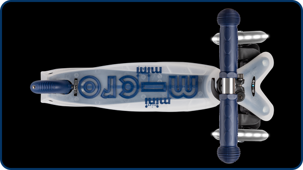 Micro Kickboard Mini LED Flux Scooter Navy