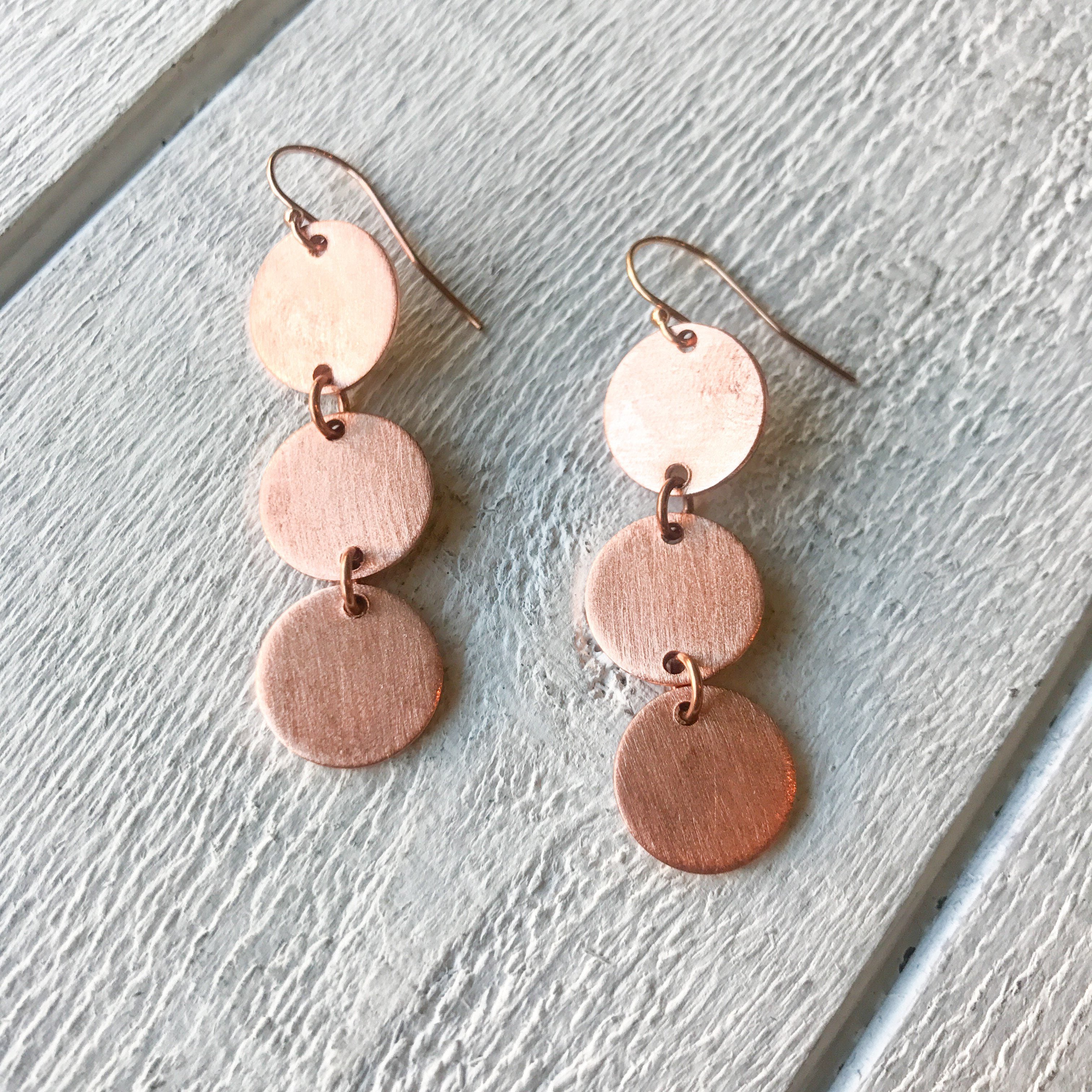 Circle Drop Earrings