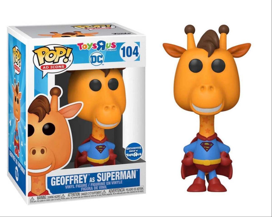 Geoffrey As Superman #104 Exclusivite Only At ToysRus Funko AD Ic — Pop Hunt Thrills