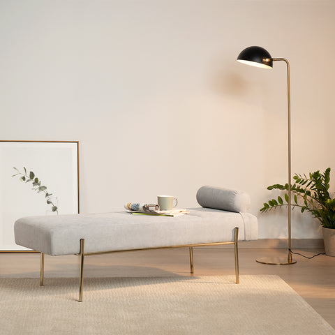 Banqueta tapizada estilo minimalista | Koketto Home  