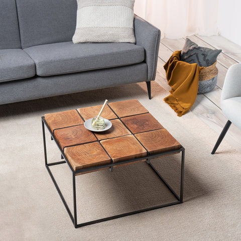 Mesa de centro Rishit madera de acacia | Koketto Home