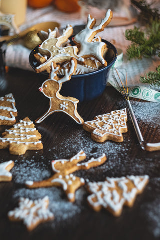 Ejemplo decoración galletas navideñas