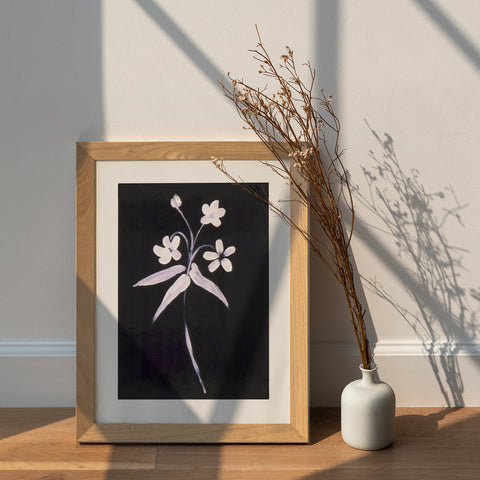 Cuadro flores Black flower | Koketto Home