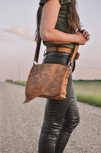 Dakota Purse - Buffalo Leather - Made in USA