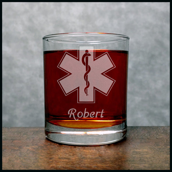 EMS Personalized Whisky Glass - Copyright Hues in Glass