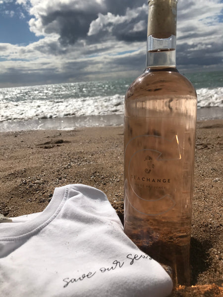 winreand t shirt on the beach